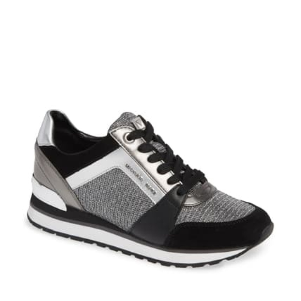 Michael Kors Billie Chain Mesh Trainers/Sneakers